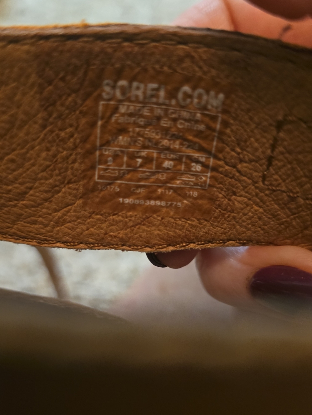 Sorel Joanie Women’s Size 9 Lace Up Open-Toe Lace-Up Wedge Tan Sandals - Picture 7 of 7
